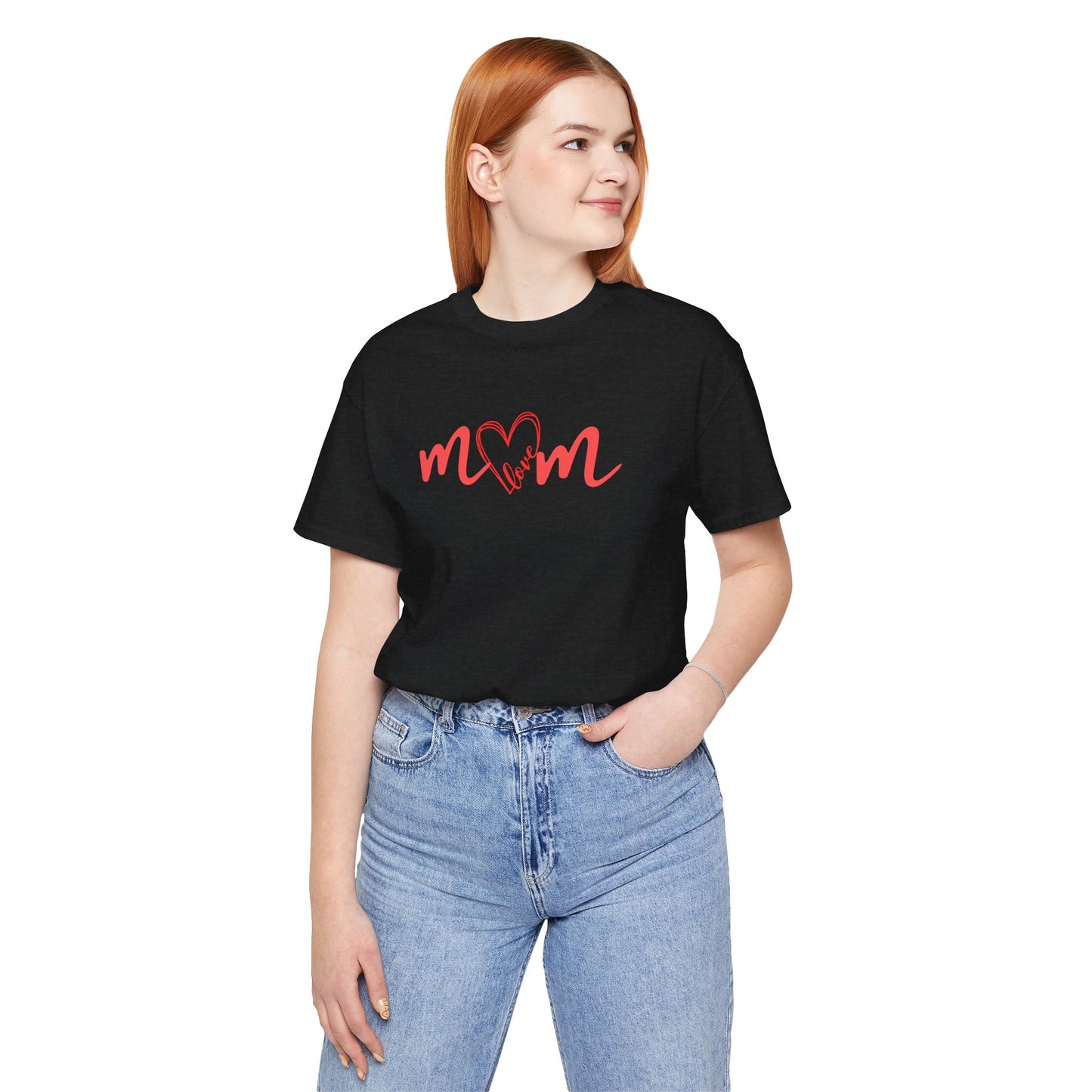 Mom Love Unisex Jersey Short Sleeve Tee - Perfect for Mother's Day