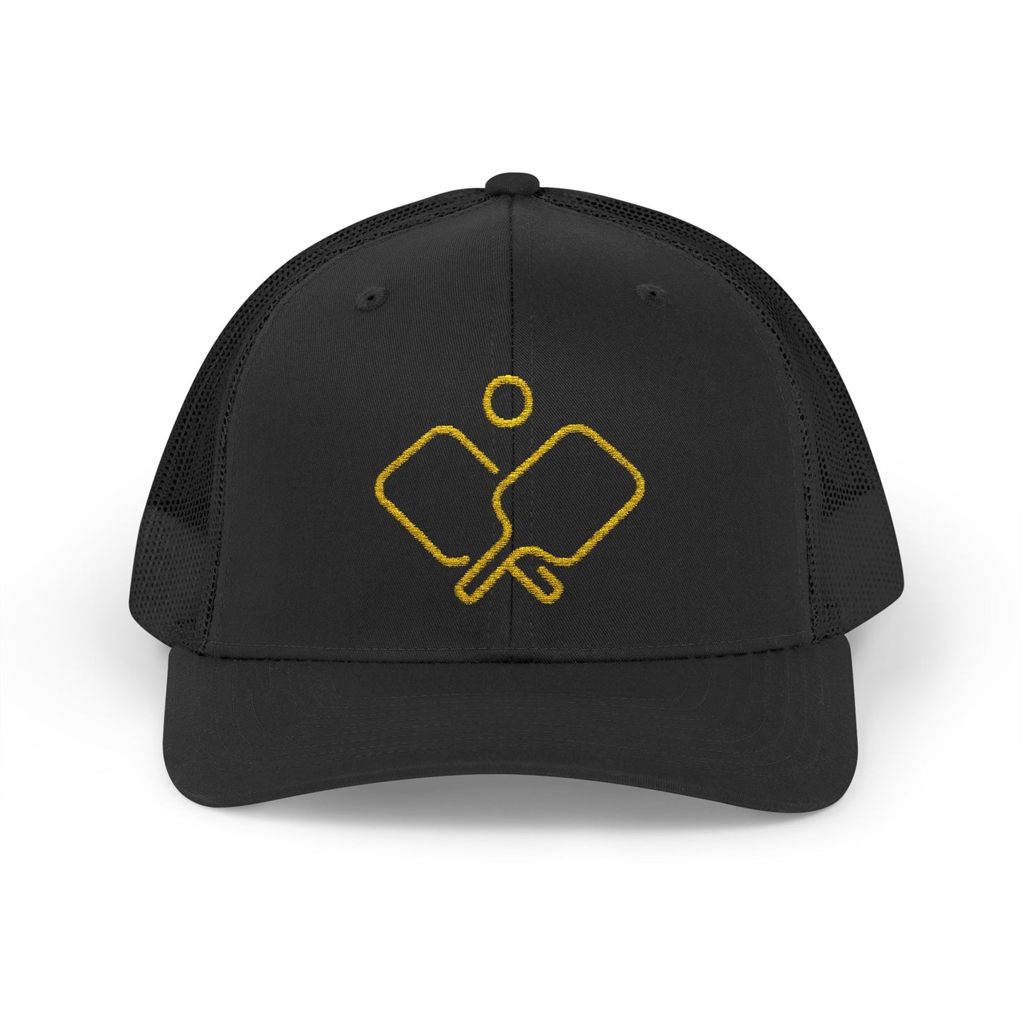 Catchy Trucker Cap with Pickleball Design